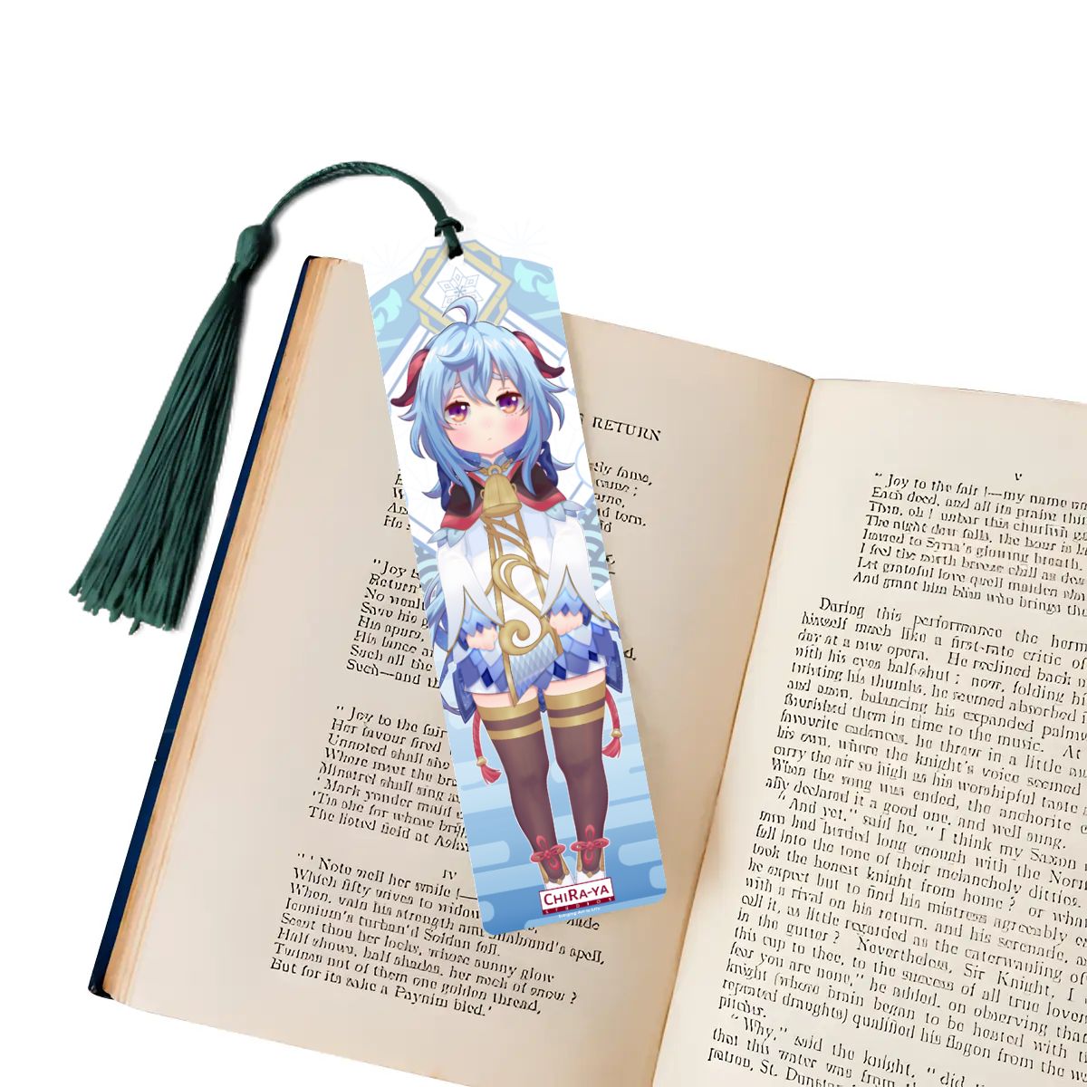 Genshin Impact Wooden Bookmark - Ganyu: "Smol Ganyu"
