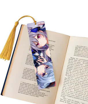 Genshin Impact Wooden Bookmark - Ganyu & Keqing: 