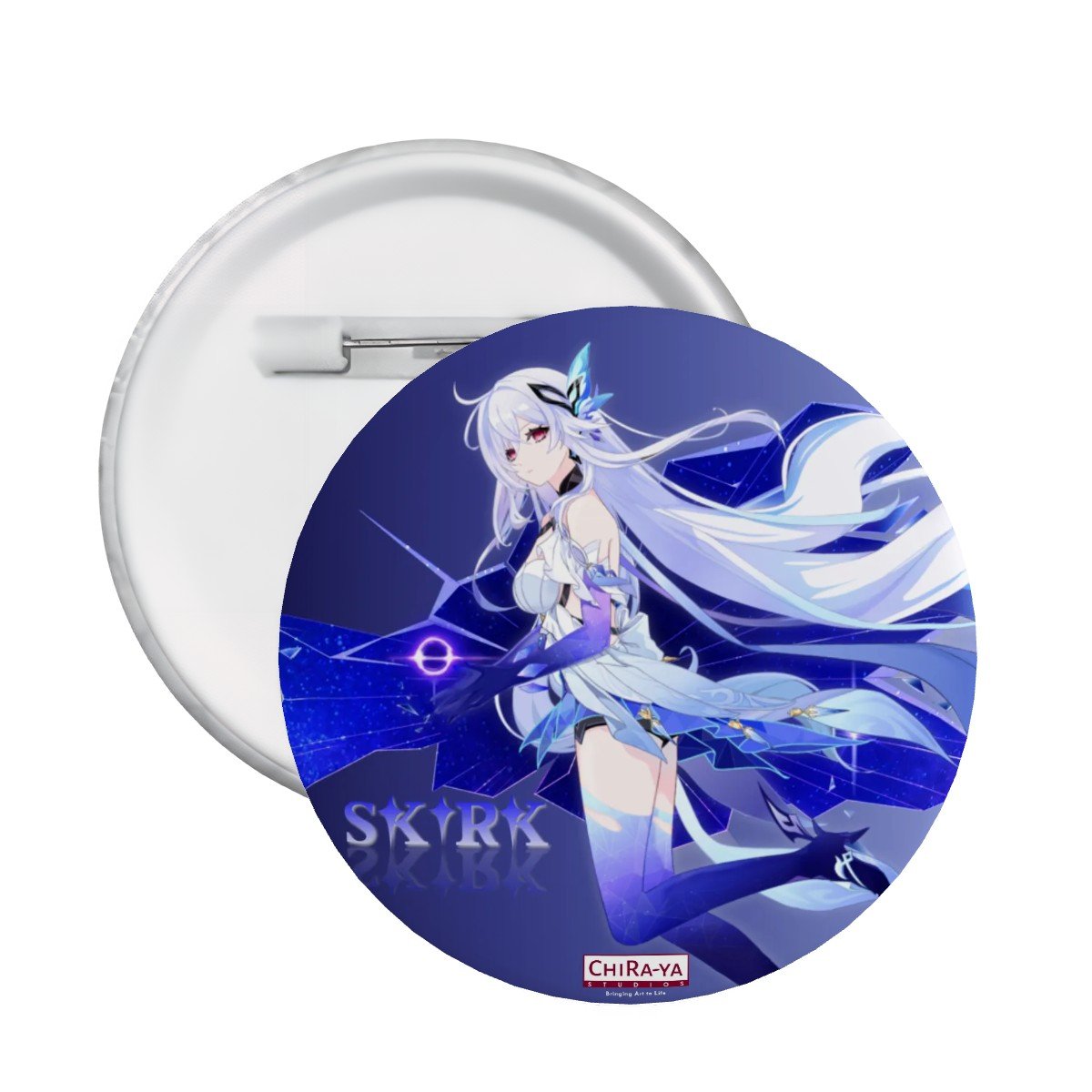 Genshin Impact Pin Badge - Skirk: "Forged in the Abyss"