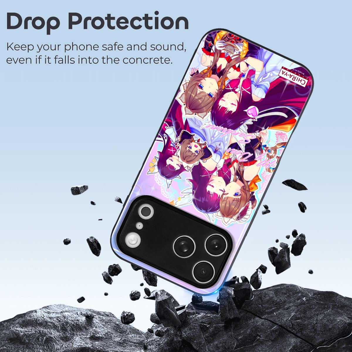 iPhone 17 Pro Max TPU Black Phone Case Chiraya Studios