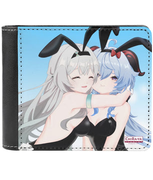 Genshin Impact x Honkai Star Rail Leather Wallet - Firefly & Ganyu: 