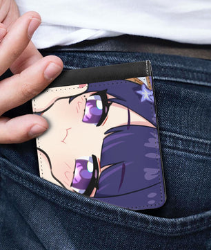 Genshin Impact Squishy Series Leather Wallet - Raiden Shogun