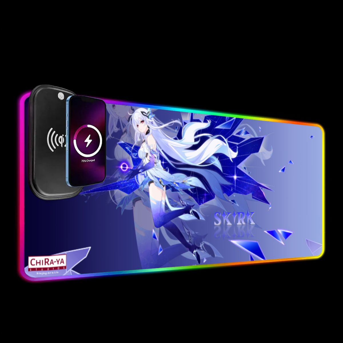 Genshin Impact Premium RGB Gaming Mouse Pad (with Wireless Charging) - Skirk: "Forged in the Abyss" Chiraya Studios