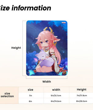 Genshin Impact Metal Print with Stand - Yae Miko: 