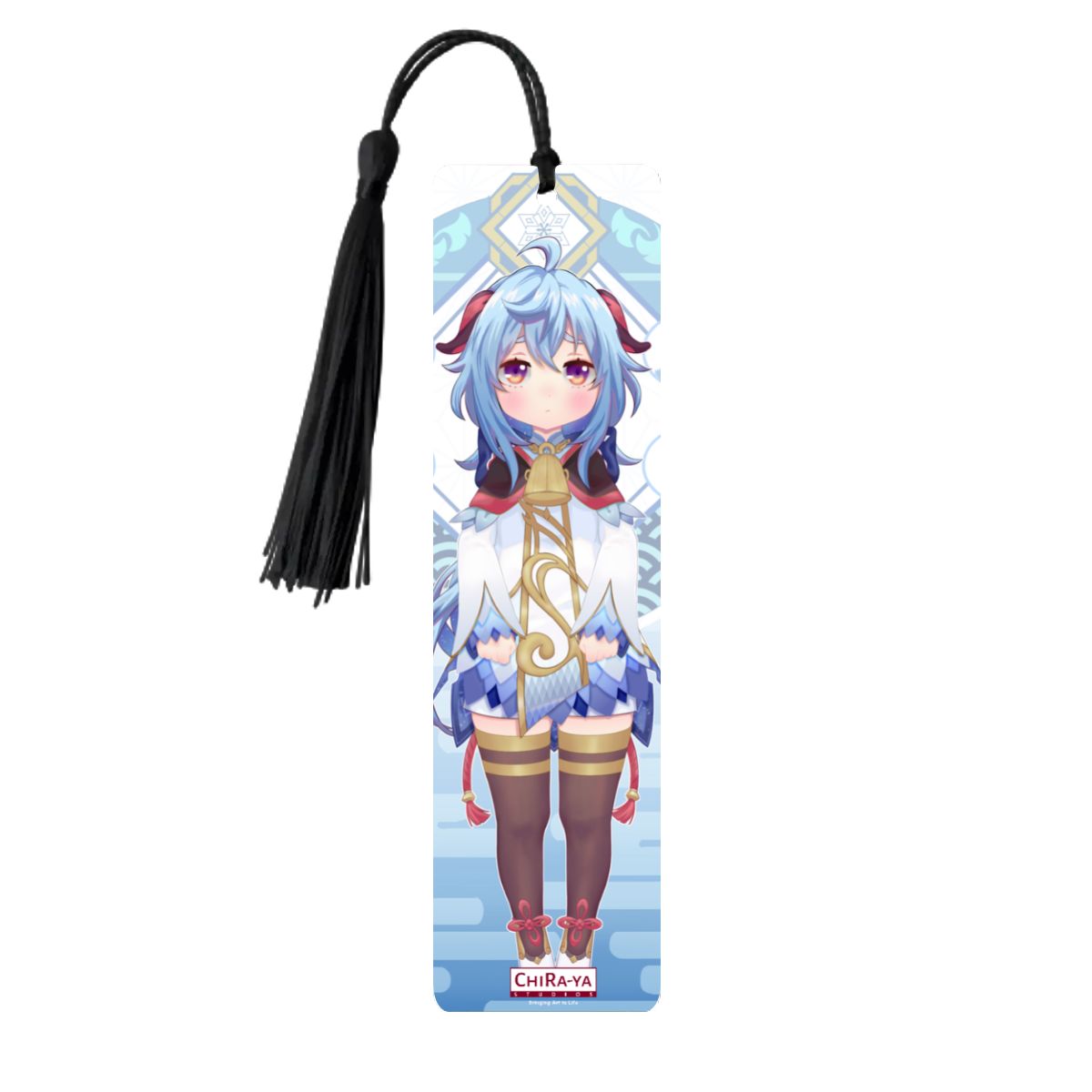 Genshin Impact Wooden Bookmark - Ganyu: "Smol Ganyu"