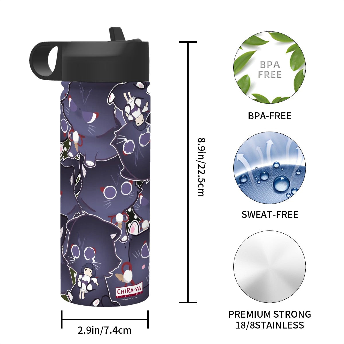 Genshin Impact Stainless Steel Insulated Tumbler - Scarameow Chiraya Studios