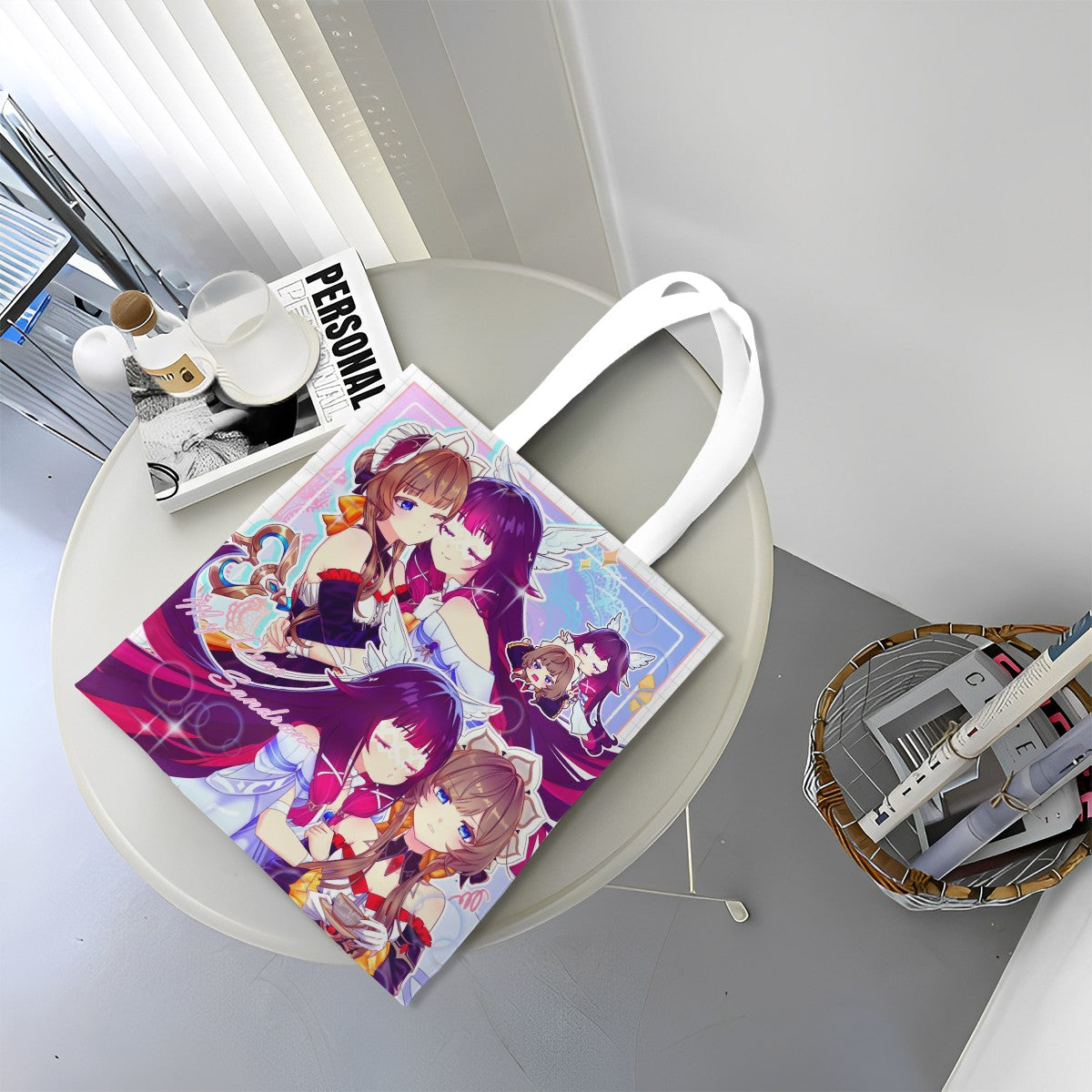 Genshin Impact Tote Bag - Columbina & Sandrone: 