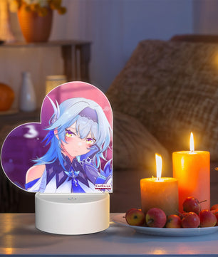 Genshin Impact Heart-Shaped Night Light - Eula: Night Out at Angel's Share Chiraya Studios