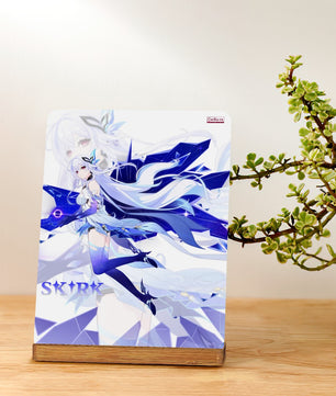 Genshin Impact Metal Print with Stand - Skirk: 