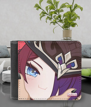 Genshin Impact Squishy Series Leather Wallet - Chasca