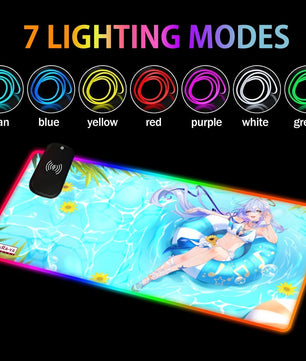 Honkai Star Rail Premium RGB Gaming Mouse Pad (with Wireless Charging) - Robin Summeretto