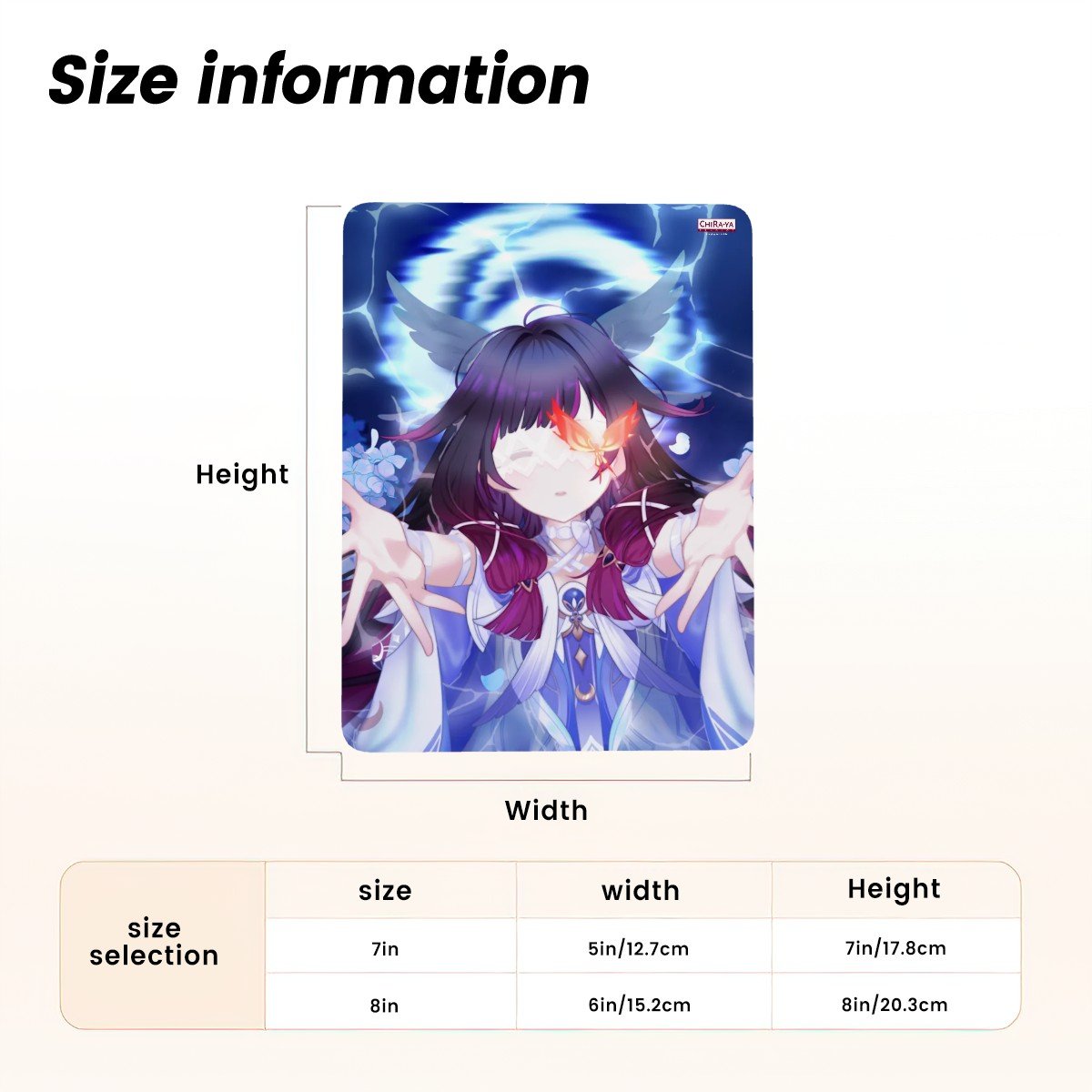 Genshin Impact Metal Print with Stand - Columbina: 