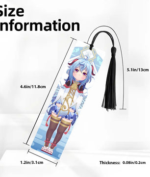 Genshin Impact Wooden Bookmark - Ganyu: 