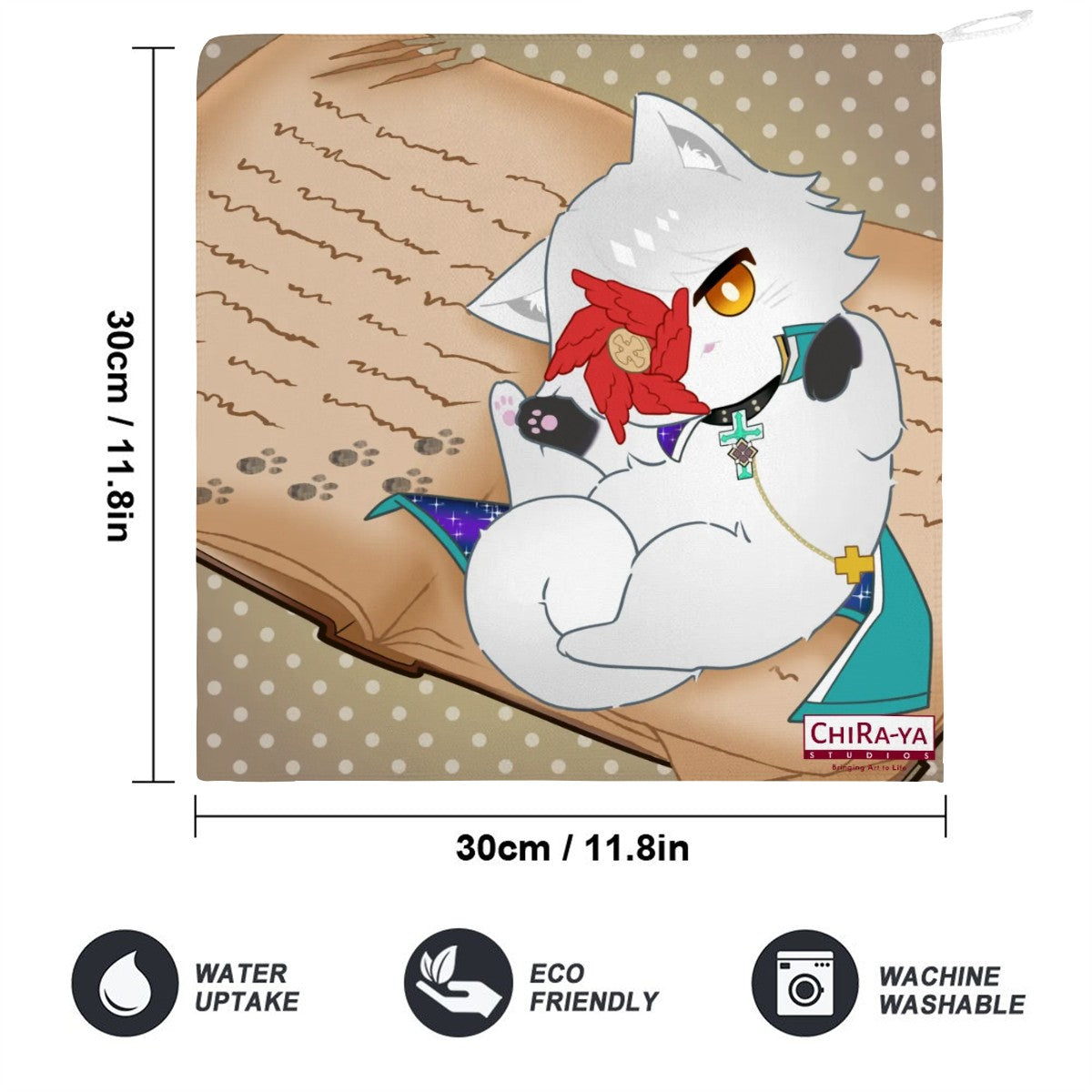 Guilty Gear Hand Towel - Asuka Kreutz (Cat Asuka)