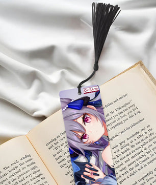Genshin Impact Wooden Bookmark - Ganyu & Keqing: 