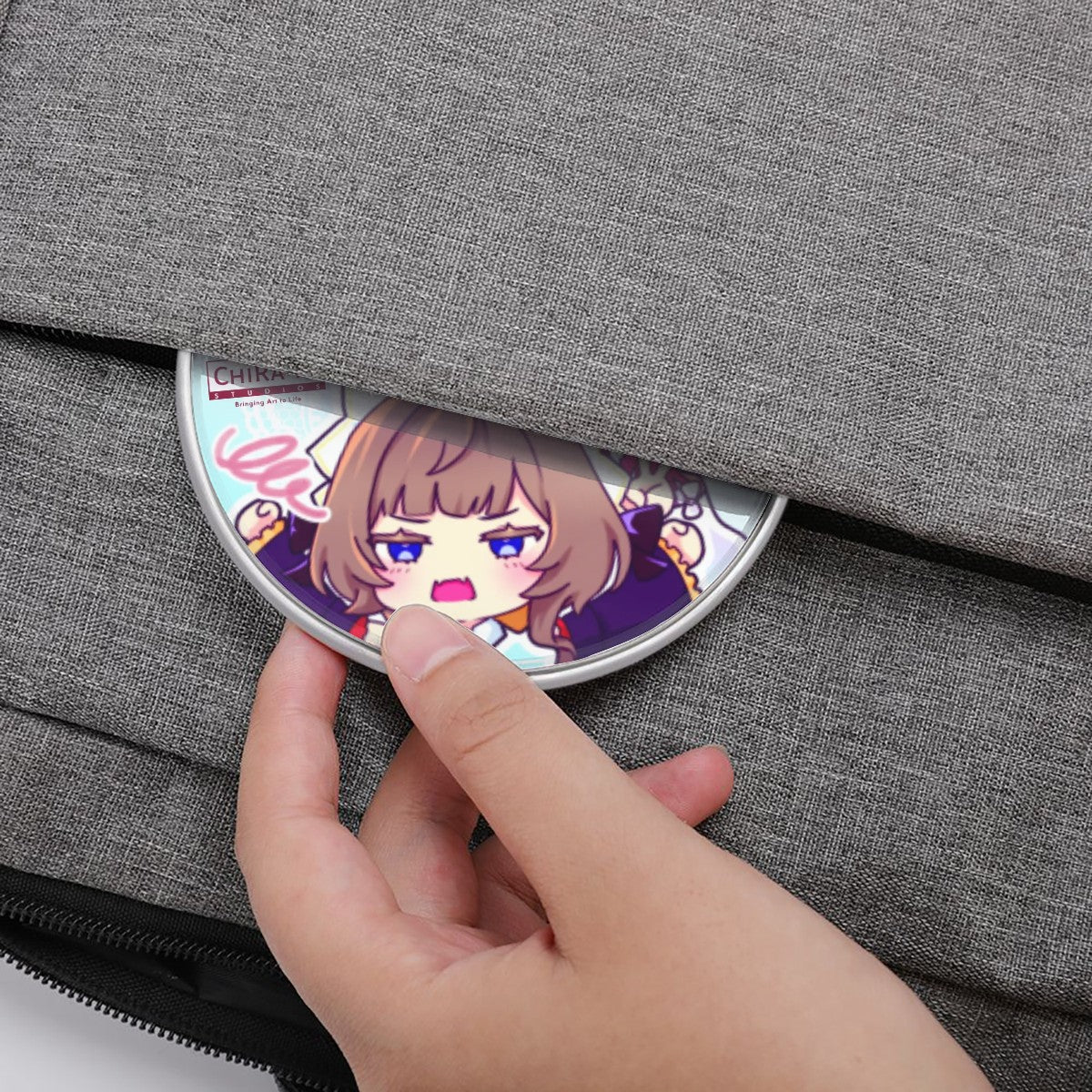 Genshin Impact Wireless Phone Charger - Columbina & Sandrone: "Teatime" (Chibi Version)