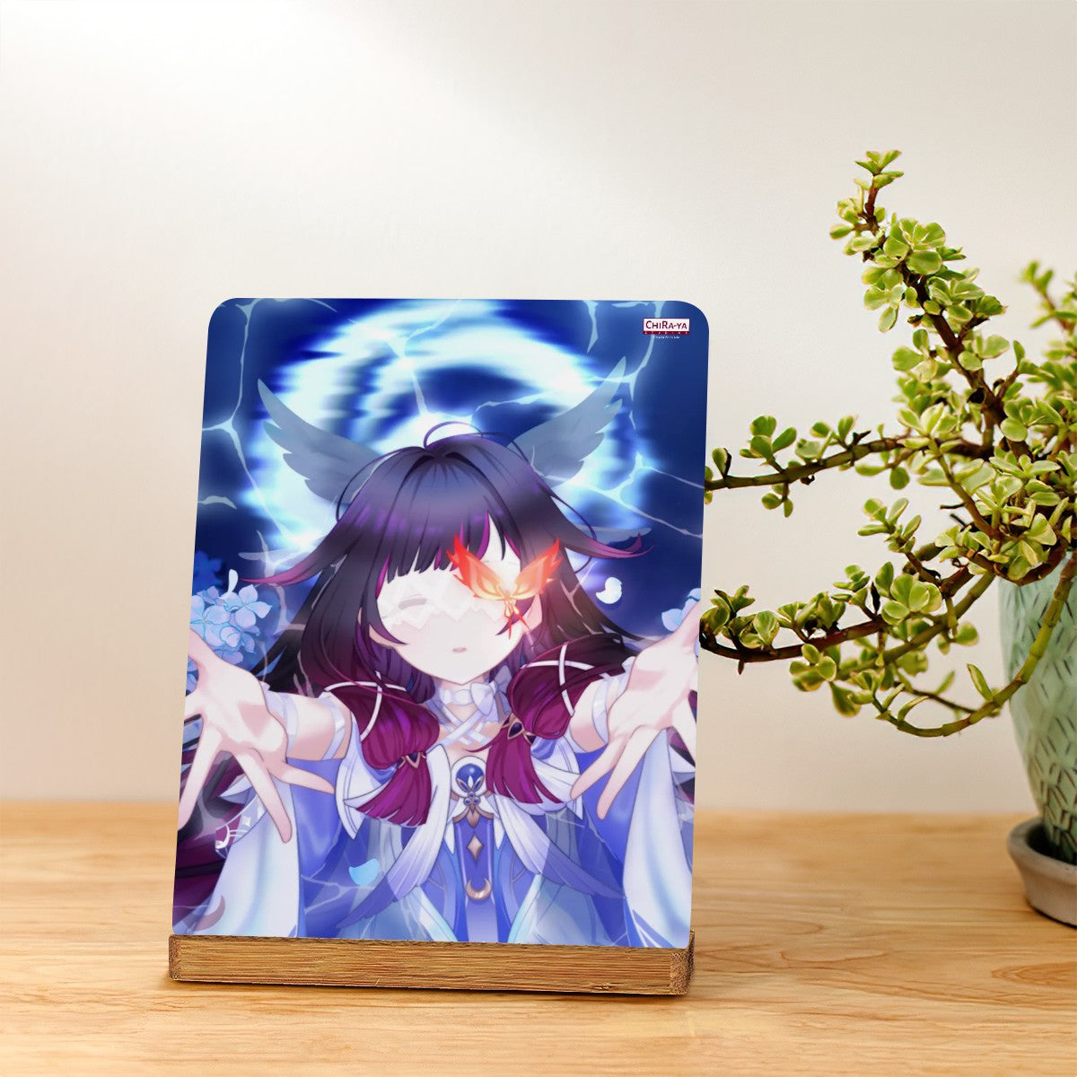 Genshin Impact Metal Print with Stand - Columbina: "Cui Lacrimosae"