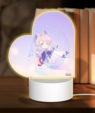 Genshin Impact Heart-Shaped Night Light - Sangonomiya Kokomi
