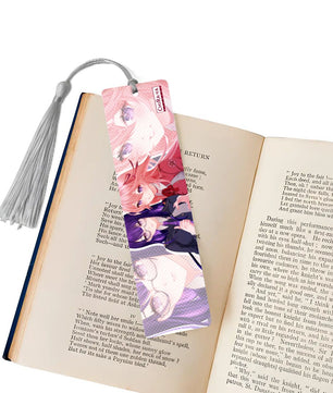 Genshin Impact Wooden Bookmark - Raiden Ei & Yae Miko: 