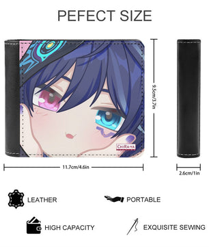 Genshin Impact Squishy Series Leather Wallet - Ororon