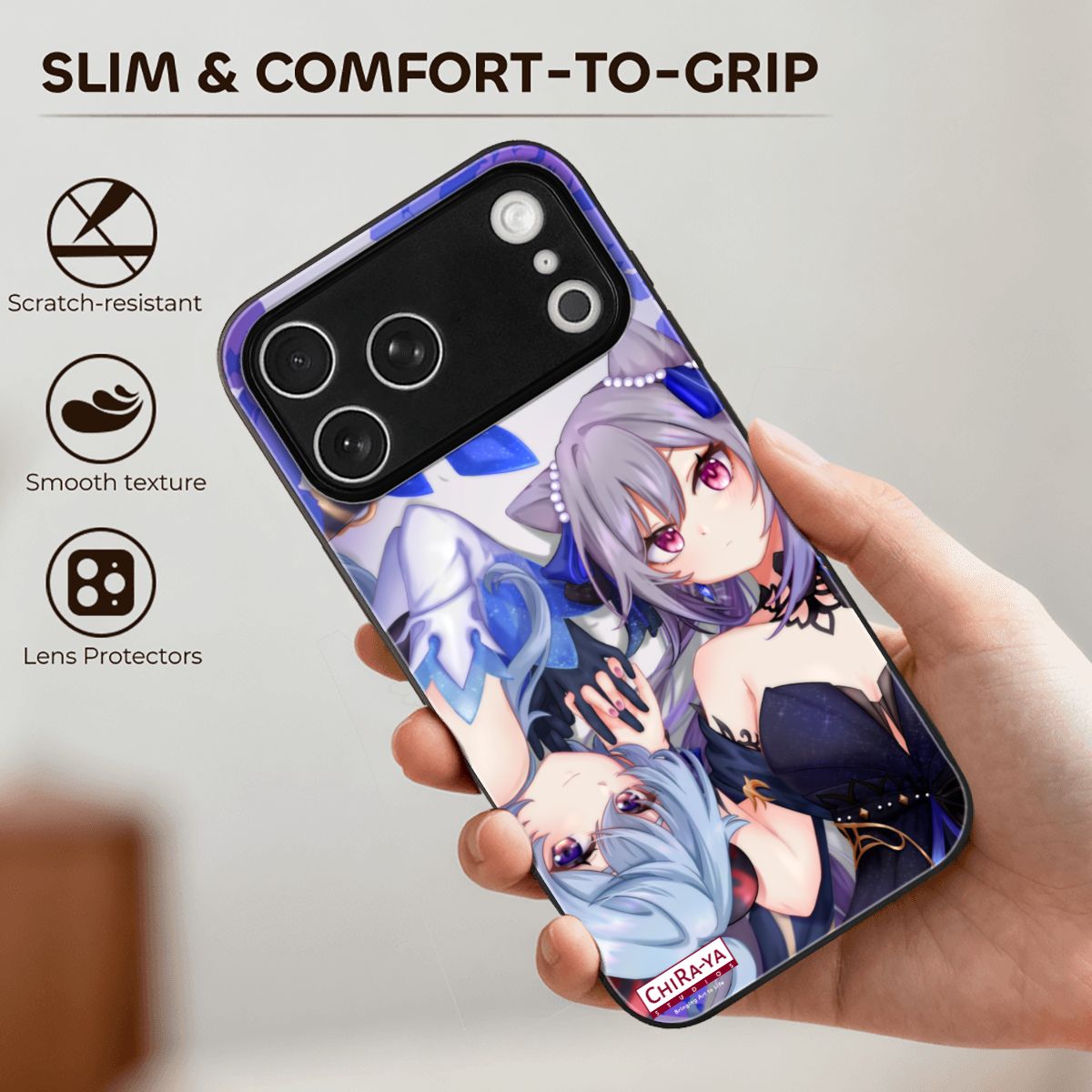 iPhone 17 Pro Max Glass Phone Case Chiraya Studios