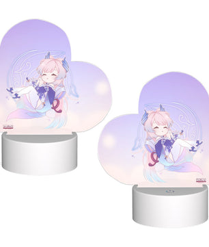 Genshin Impact Heart-Shaped Night Light - Sangonomiya Kokomi