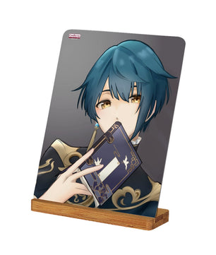 Genshin Impact Metal Print with Stand - Xingqiu: 