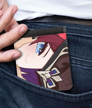 Genshin Impact Squishy Series Leather Wallet - Chasca
