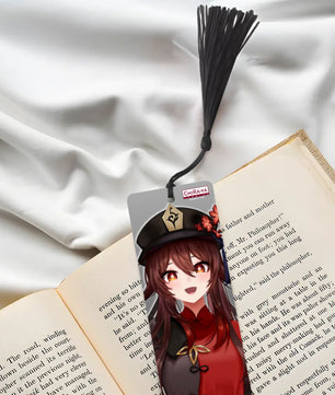 Genshin Impact Wooden Bookmark - Hu Tao: 