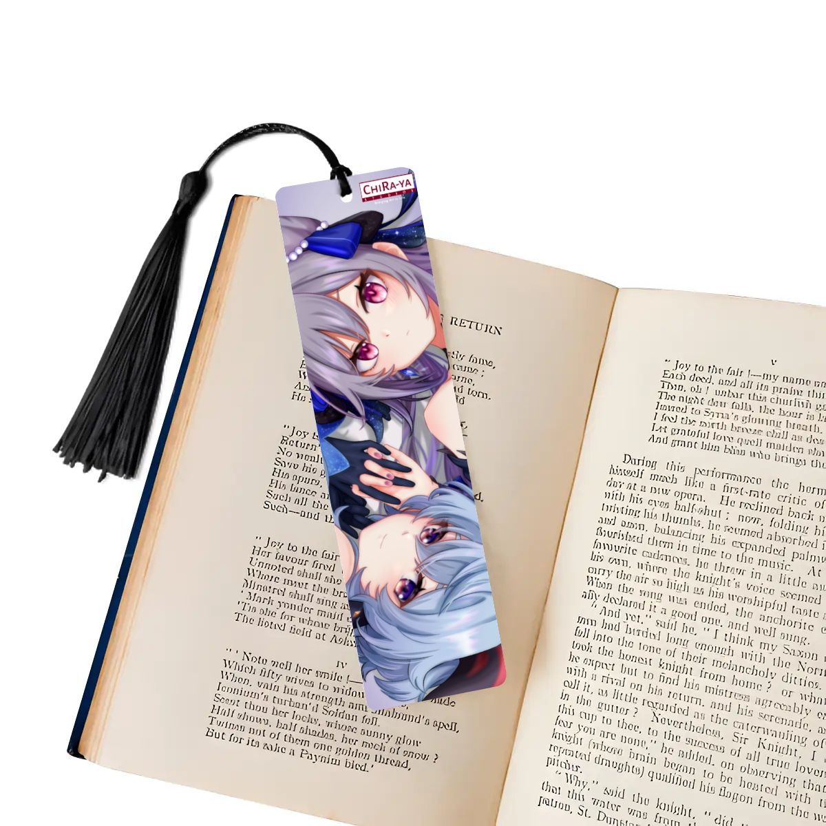 Genshin Impact Wooden Bookmark - Ganyu & Keqing: "Ganqing Impact"