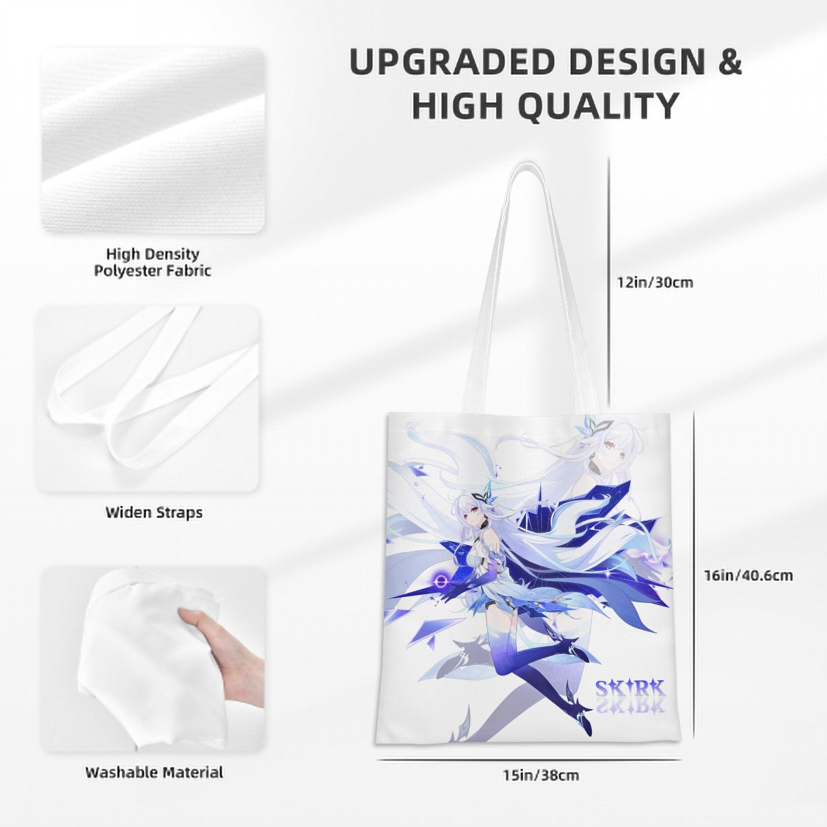 Genshin Impact Tote Bag - Skirk: "Forged in the Abyss"