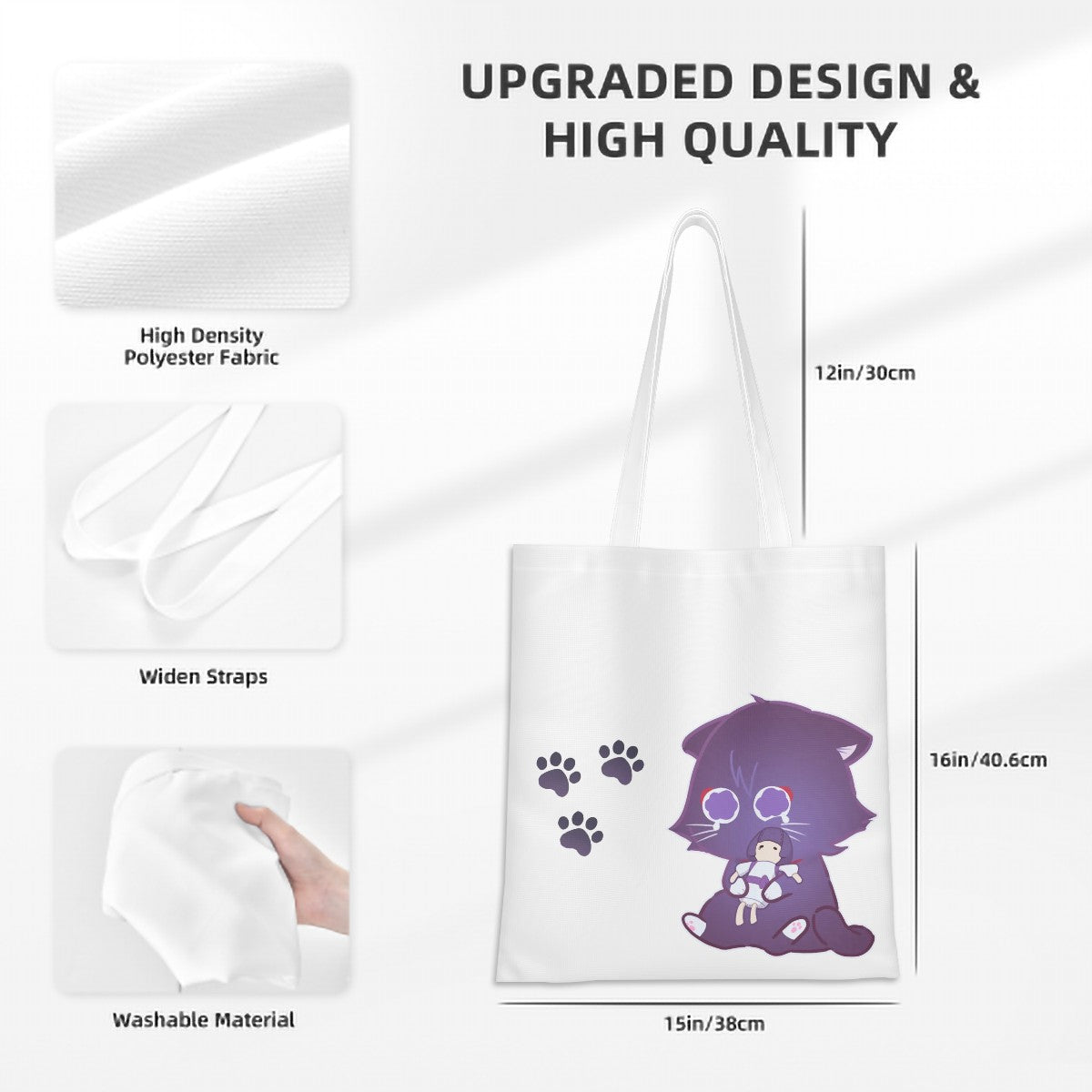 Genshin Impact Tote Bag - Scarameow (Sad) Chiraya Studios