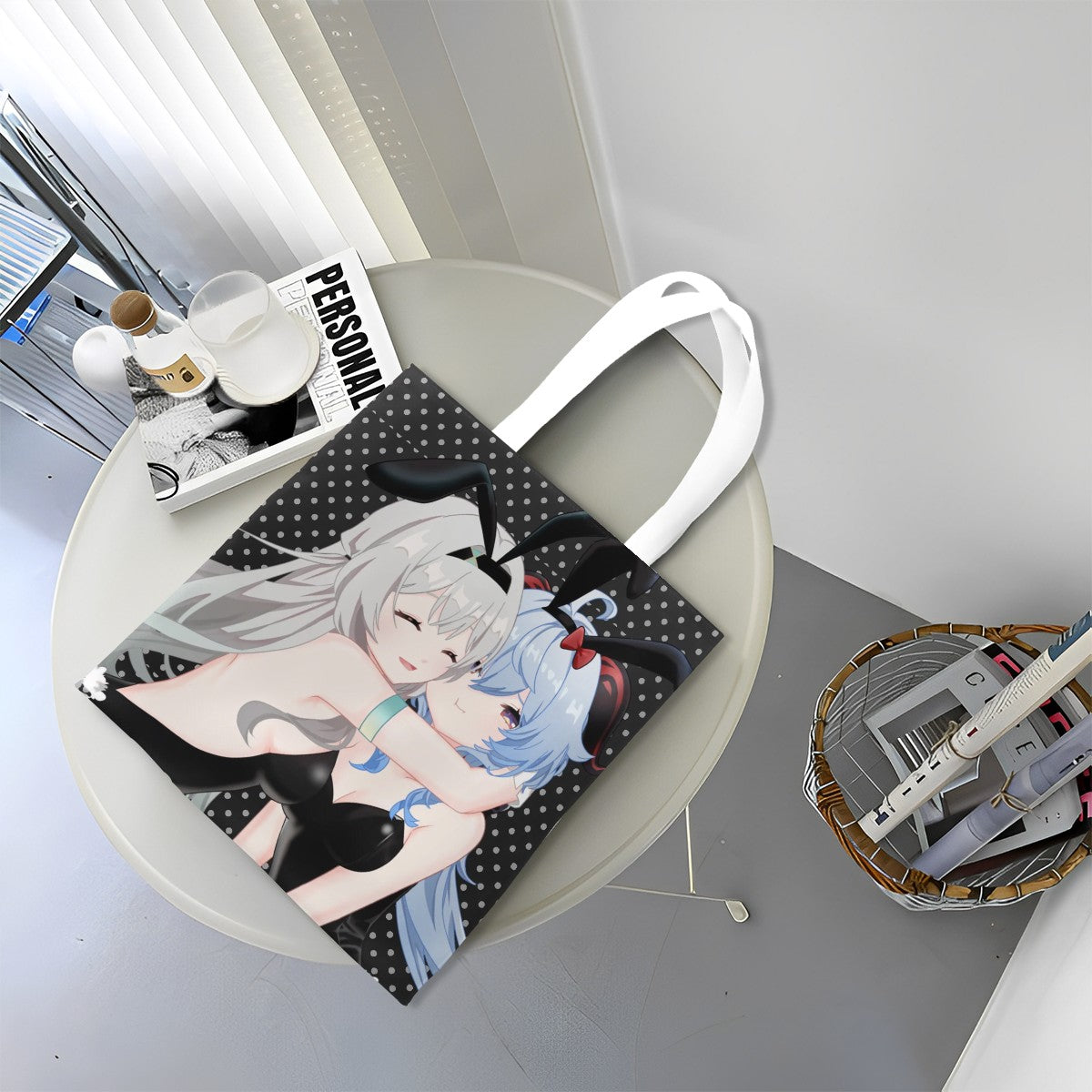 Genshin Impact x Honkai Star Rail Tote Bag - Firefly & Ganyu: "Bunny Girlies" Chiraya Studios