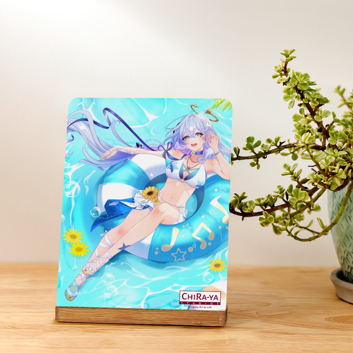 Honkai Star Rail Metal Print with Stand - Robin Summeretto