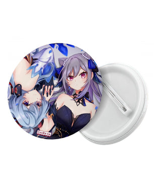 Genshin Impact Pin Badge - Ganyu & Keqing: 