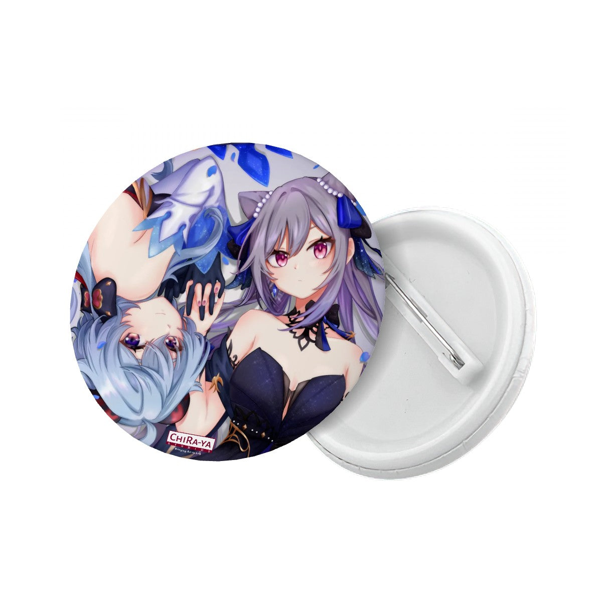 Genshin Impact Pin Badge - Ganyu & Keqing: "Ganqing Impact"