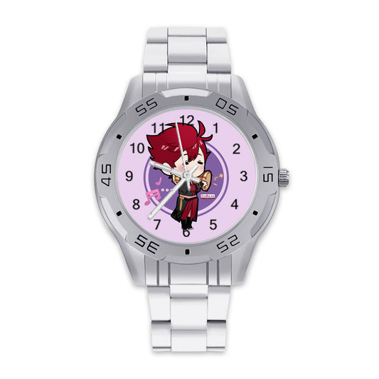 Terraglotte "2024 Genshin Instrument Series" Elegant Stainless Steel Watch - Arataki Drum (Inazuma)