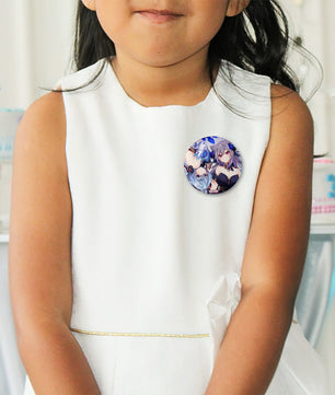 Genshin Impact Pin Badge - Ganyu & Keqing: 