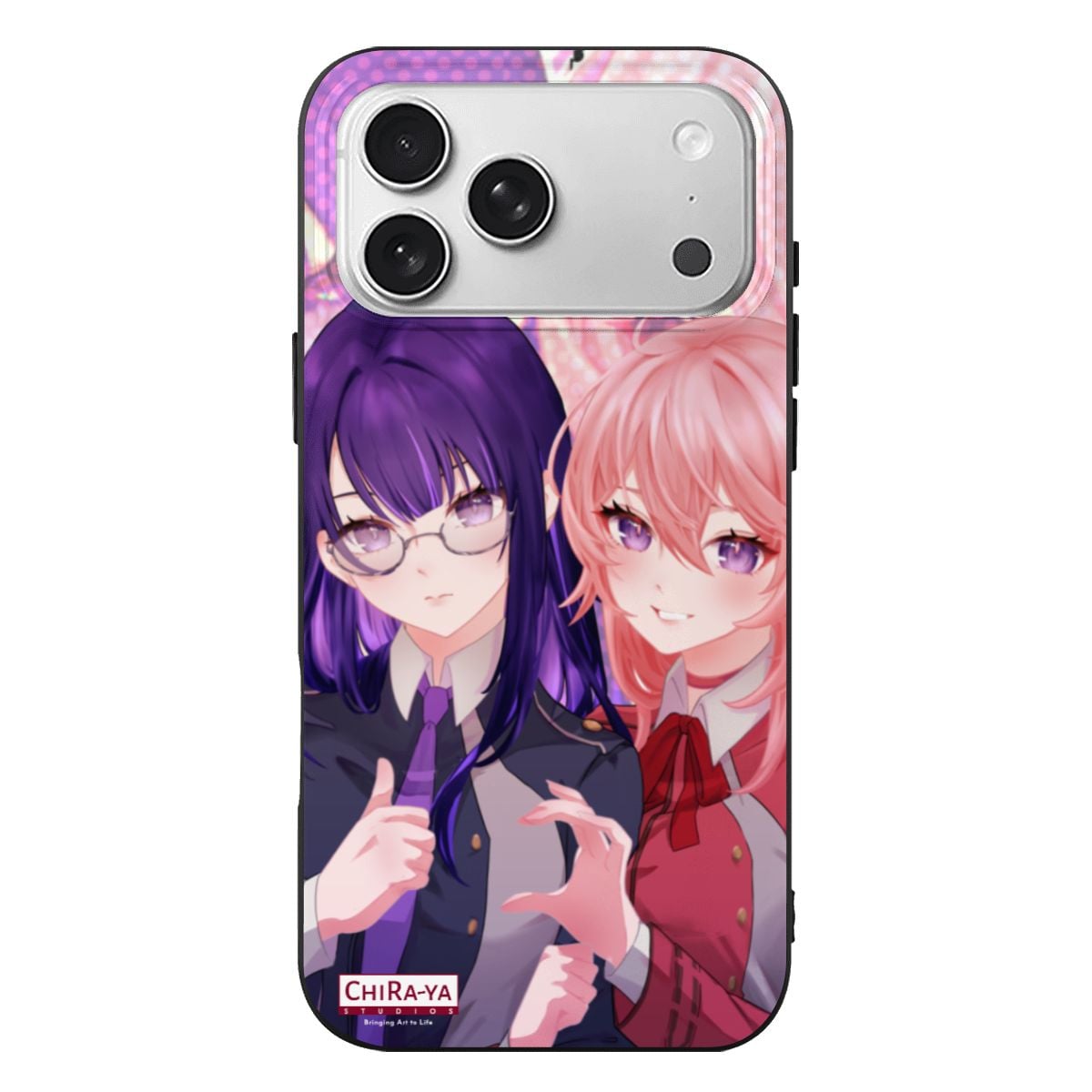 Genshin Impact Phone Case (iPhone 17 Pro Max) - Raiden Ei & Yae Miko: "Takina & Chisato" Chiraya Studios