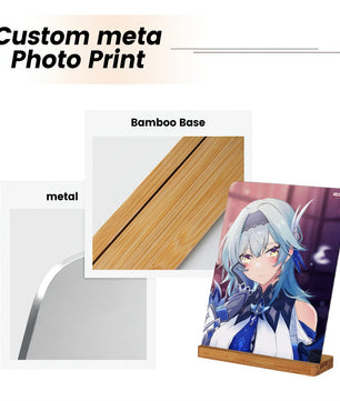 Genshin Impact Metal Print with Stand - Eula: 