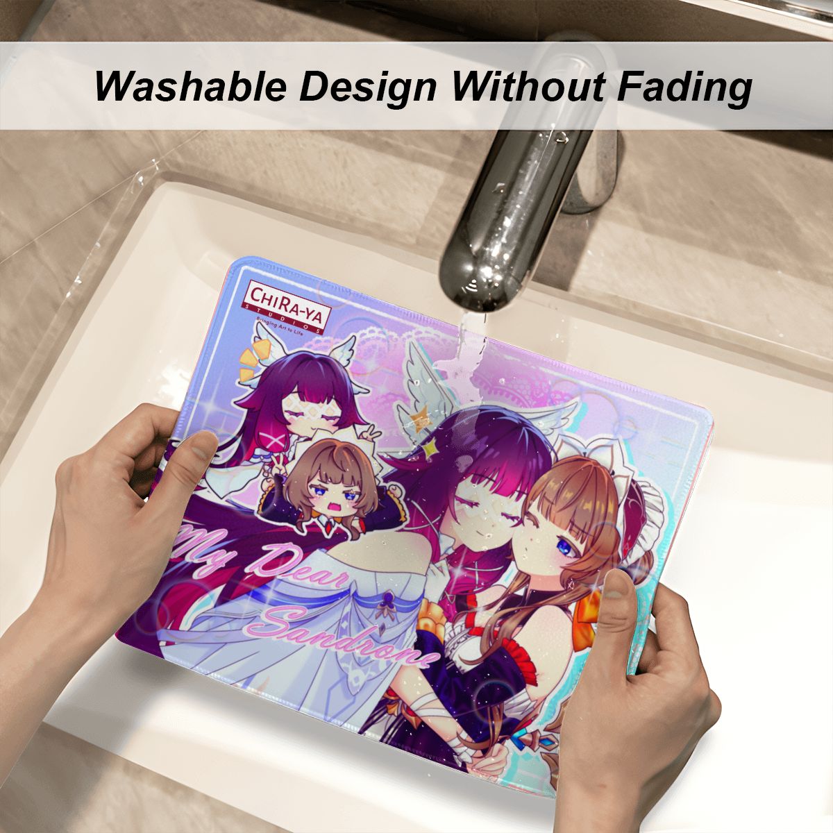 Genshin Impact Gaming Mouse Pad - Sandrone & Columbina "Teatime"