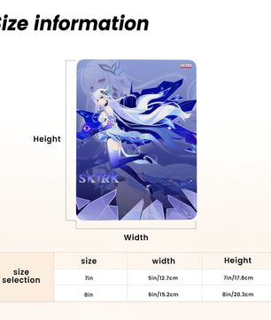 Genshin Impact Metal Print with Stand - Skirk: 