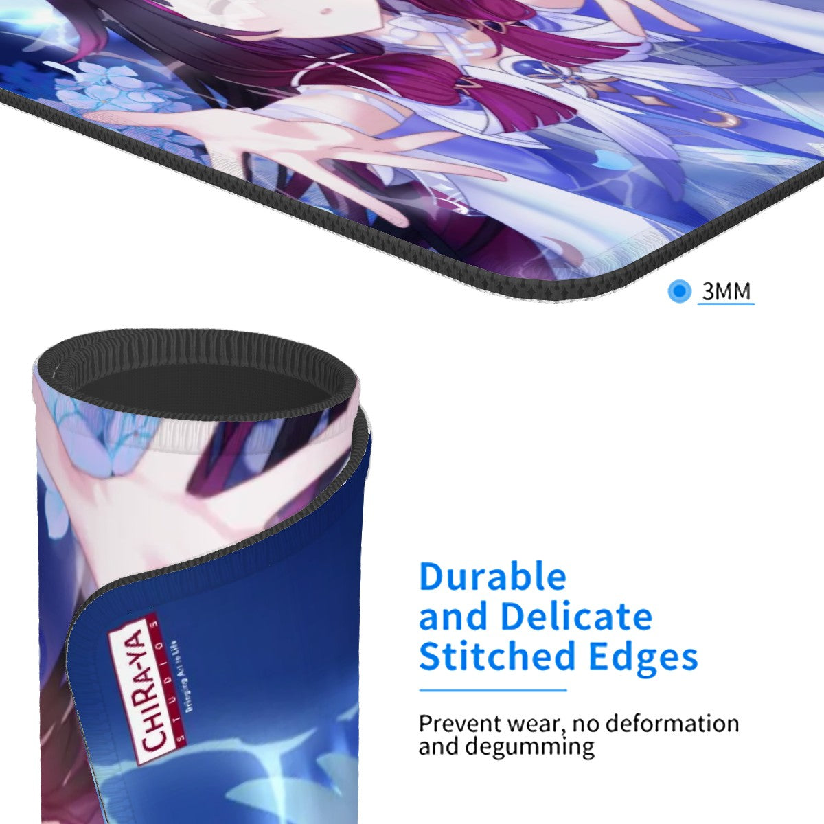 Genshin Impact Gaming Mouse Pad (Vertical) - Columbina: "Cui Lacrimosae"