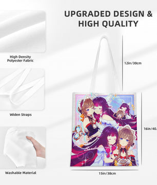 Genshin Impact Tote Bag - Columbina & Sandrone: 