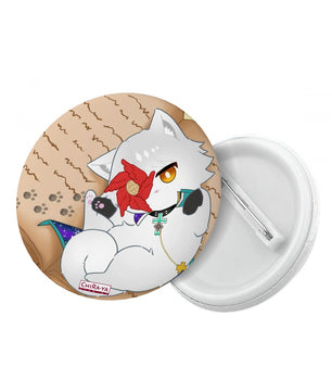 Genshin Impact Pin Badge - Asuka Kreutz (Cat Asuka)