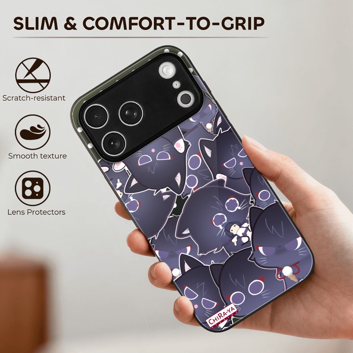 iPhone 17 Pro Max Glass Phone Case Chiraya Studios