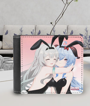 Genshin Impact x Honkai Star Rail Leather Wallet - Firefly & Ganyu: 
