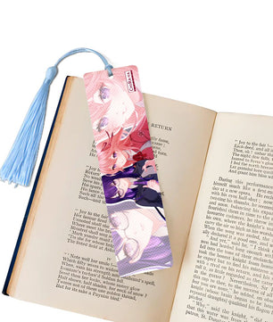 Genshin Impact Wooden Bookmark - Raiden Ei & Yae Miko: 