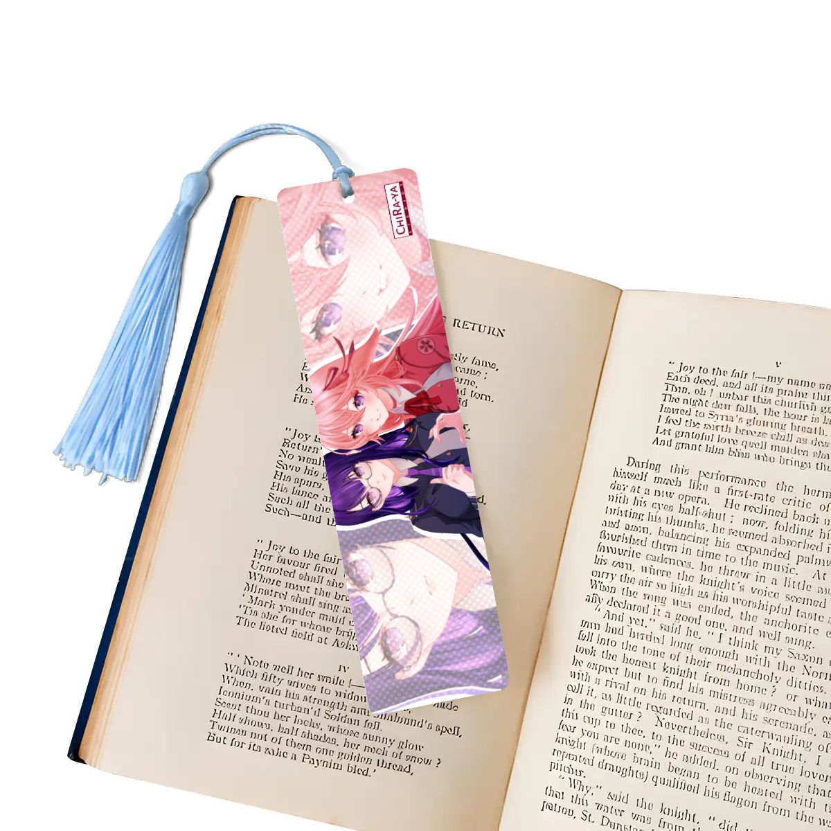 Genshin Impact Wooden Bookmark - Raiden Ei & Yae Miko: "Takina & Chisato"
