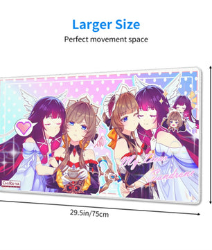 Genshin Impact Gaming Mouse Pad (Extra Large) - Columbina & Sandrone: 